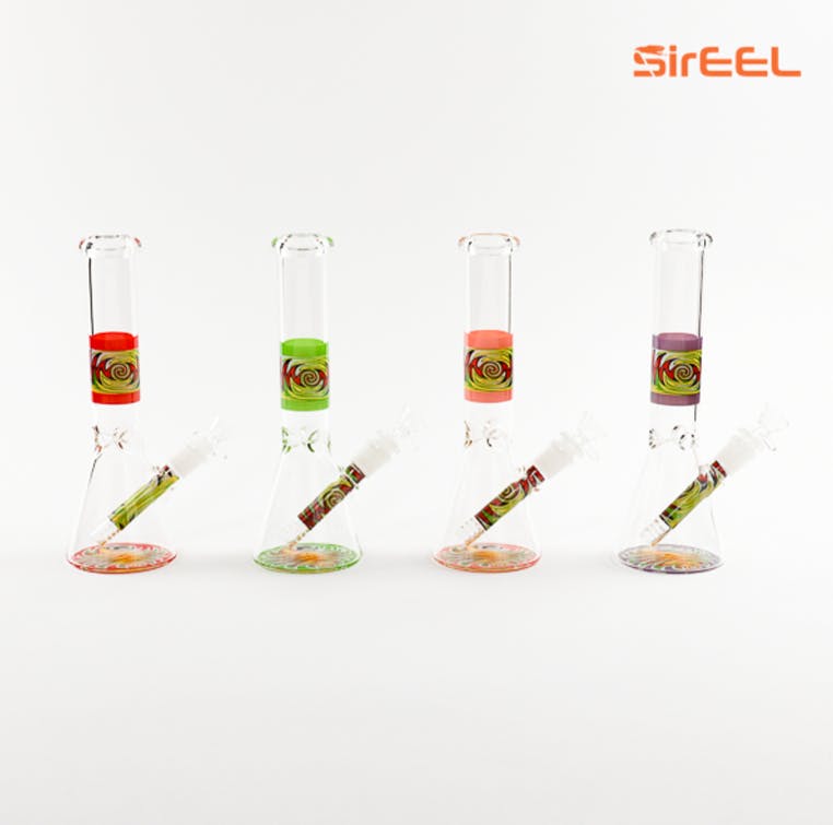 Photograph of product: WIG WAG BEAKER BONG - 10 INCH