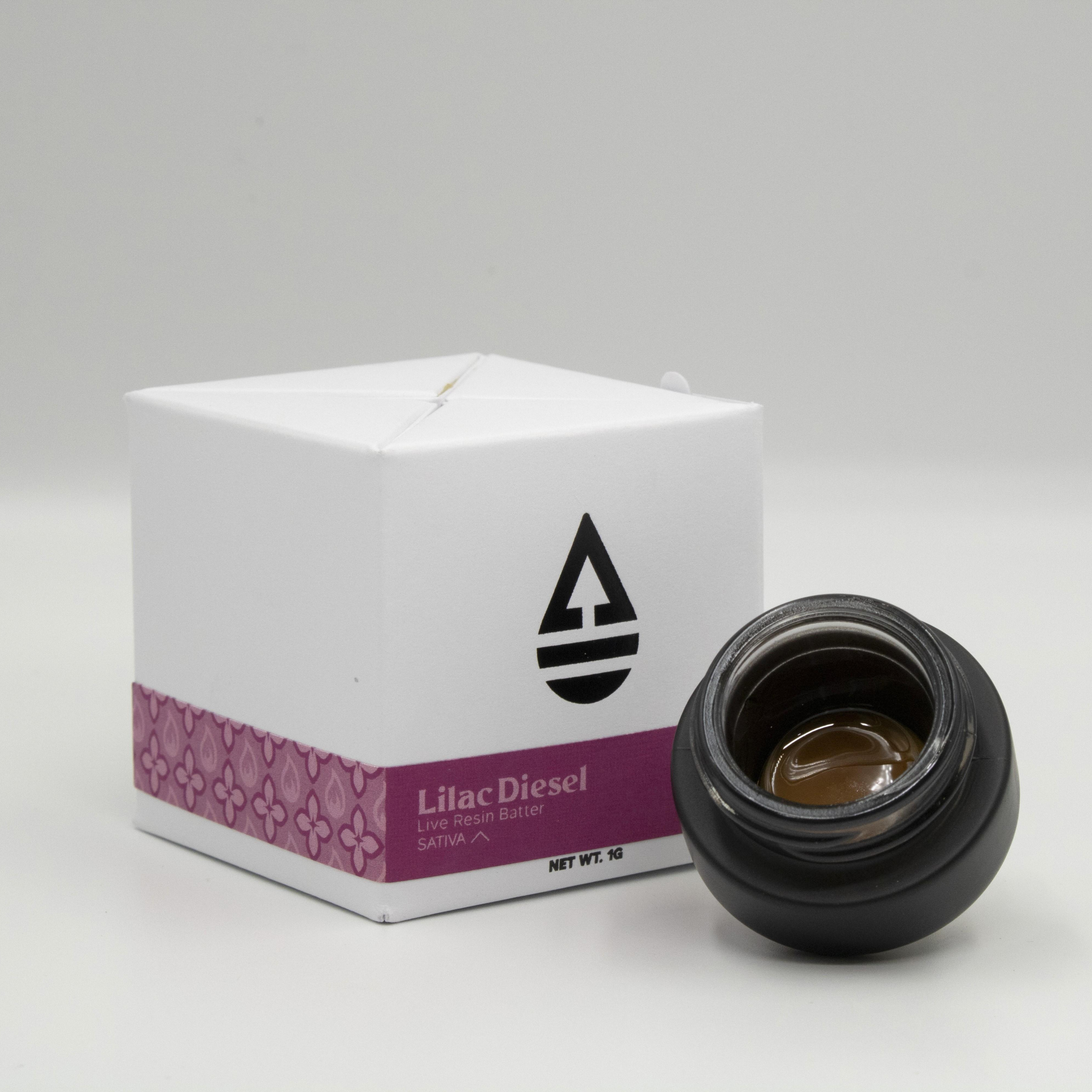 Photograph of product: Lilac Diesel | Live Resin Batter 1g | Oui'd