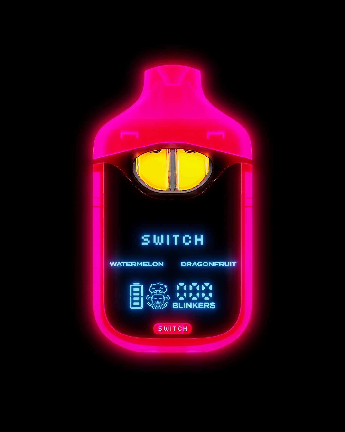 Photograph of product: Watermelon x Dragonfruit Liquid Live Diamonds Disposable Dual Chamber Vape