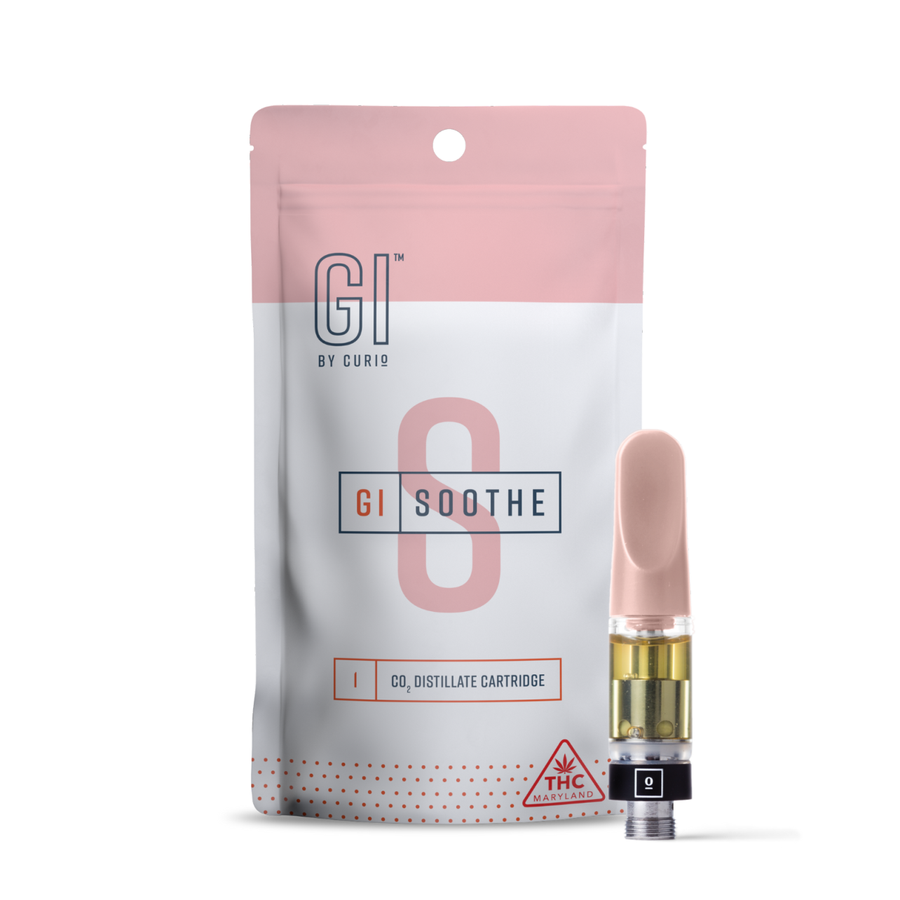 Photograph of product: GI Soothe (H) - Curio Wellness - 0.5g Vape Cart