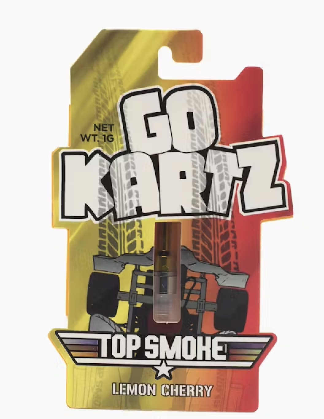 Photograph of product: Go Kartz by Top Smoke | Distillate 510 Carts | Lemon Cherry