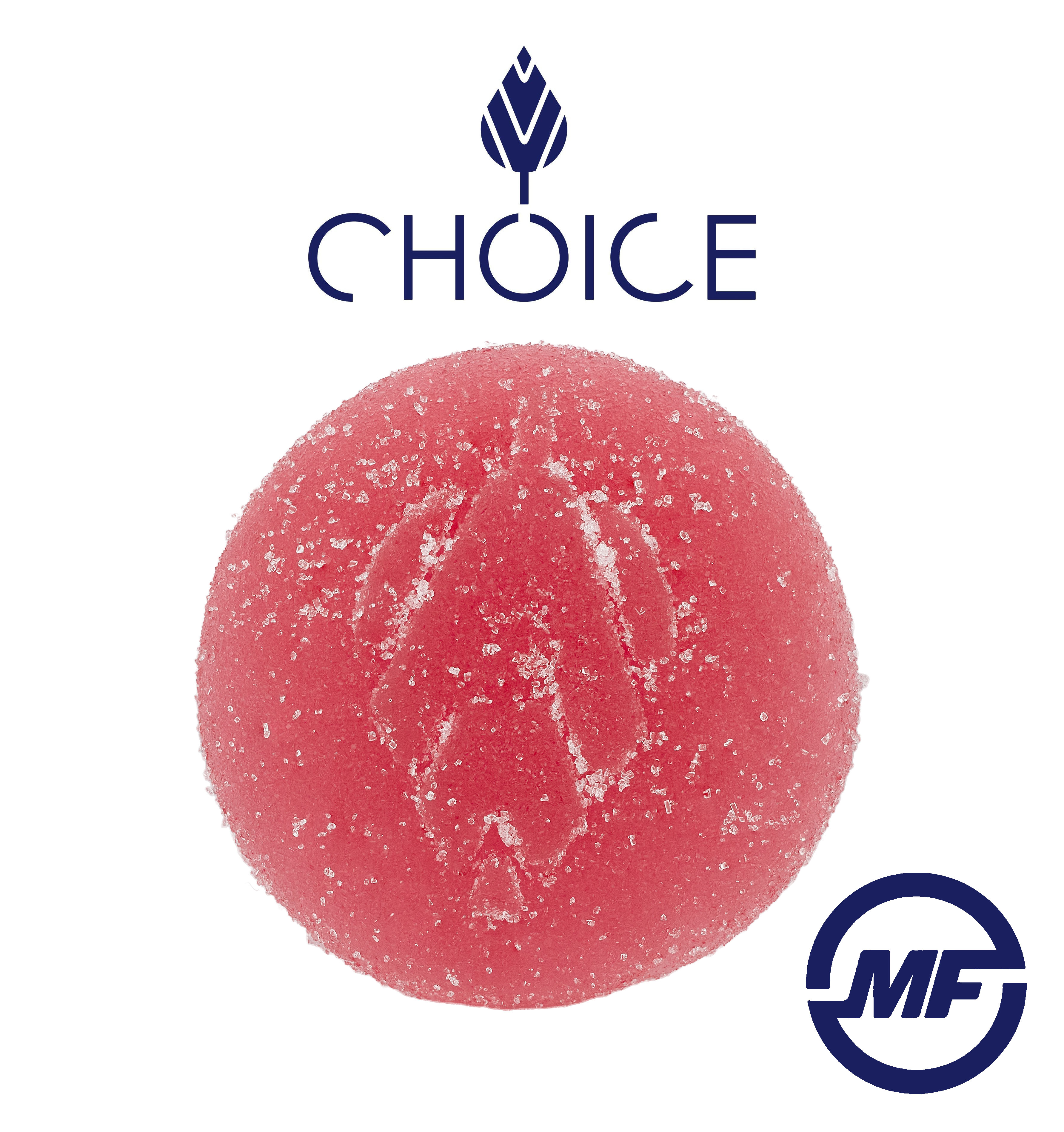 Photograph of product: Choice | Strawnana Smoothie Chews | 100mg