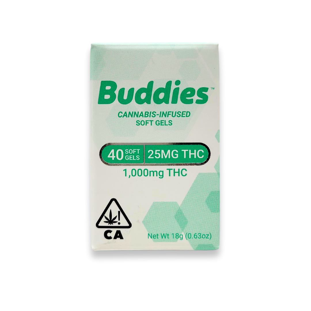 Photograph of product: Buddies - TH-oui Capsules - 25mg Each - Capsules - 40ct - 1000mg