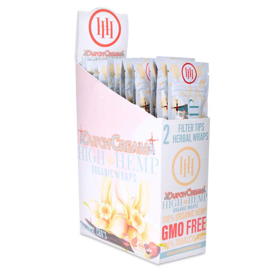 Photograph of product: High Hemp | Organic Wraps Dutch Cream 4pk