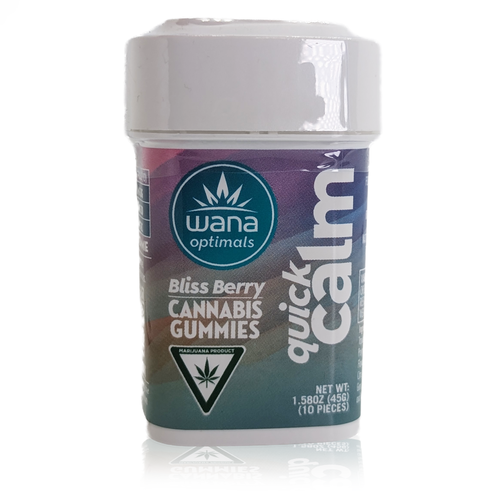 Photograph of product: BLISS BERRY - QUICK CALM - 100MG CBD + 100MG CBG + 10MG THC