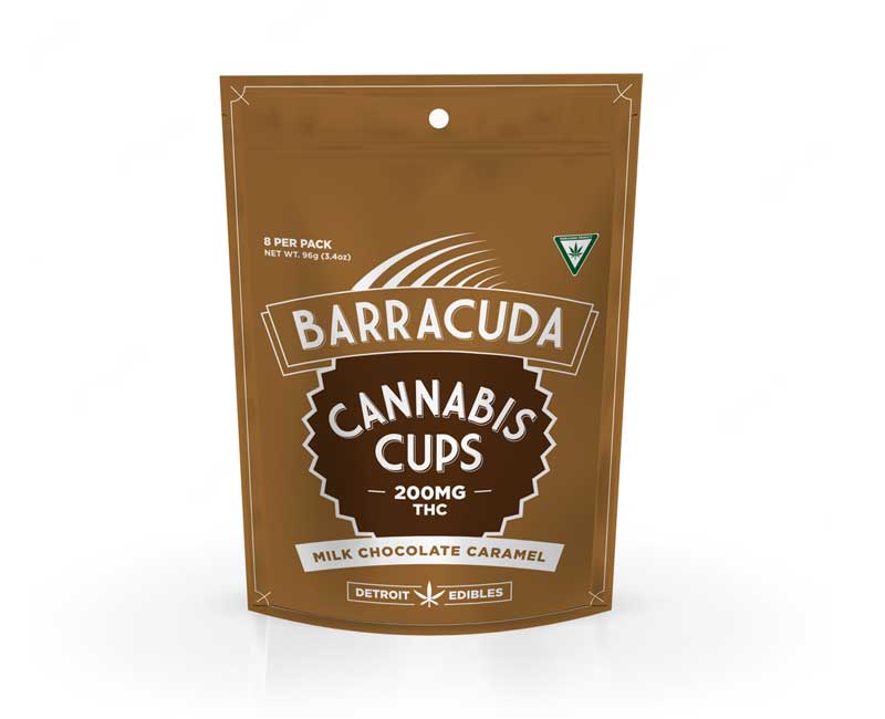 Photograph of product: Barracuda 200mg Cups Milk Chocolate Hazelnut