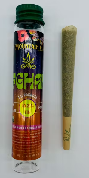 Photograph of product: Green Mountain Gardens | Afghani | Pre-Roll