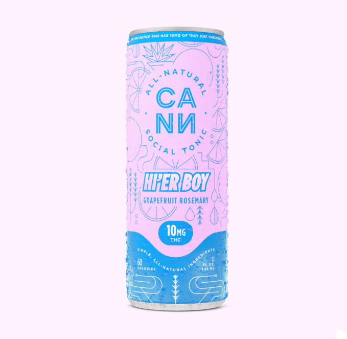 Photograph of product: Grapefruit Rosemary - 40MG THC 12OZ Hi-er Boy 4PK