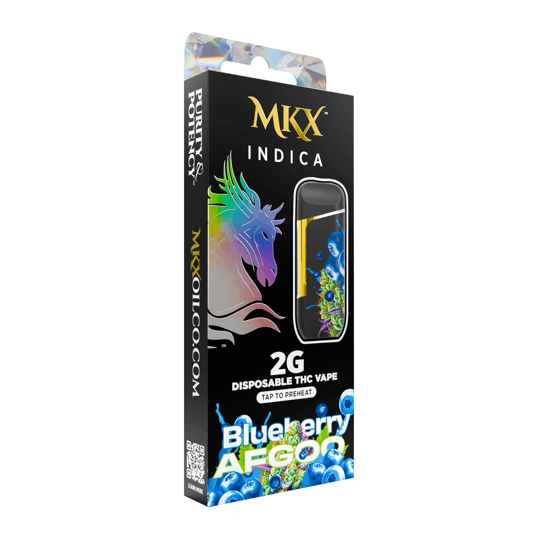 Photograph of product: MKX - Disposable - Blue Afgoo