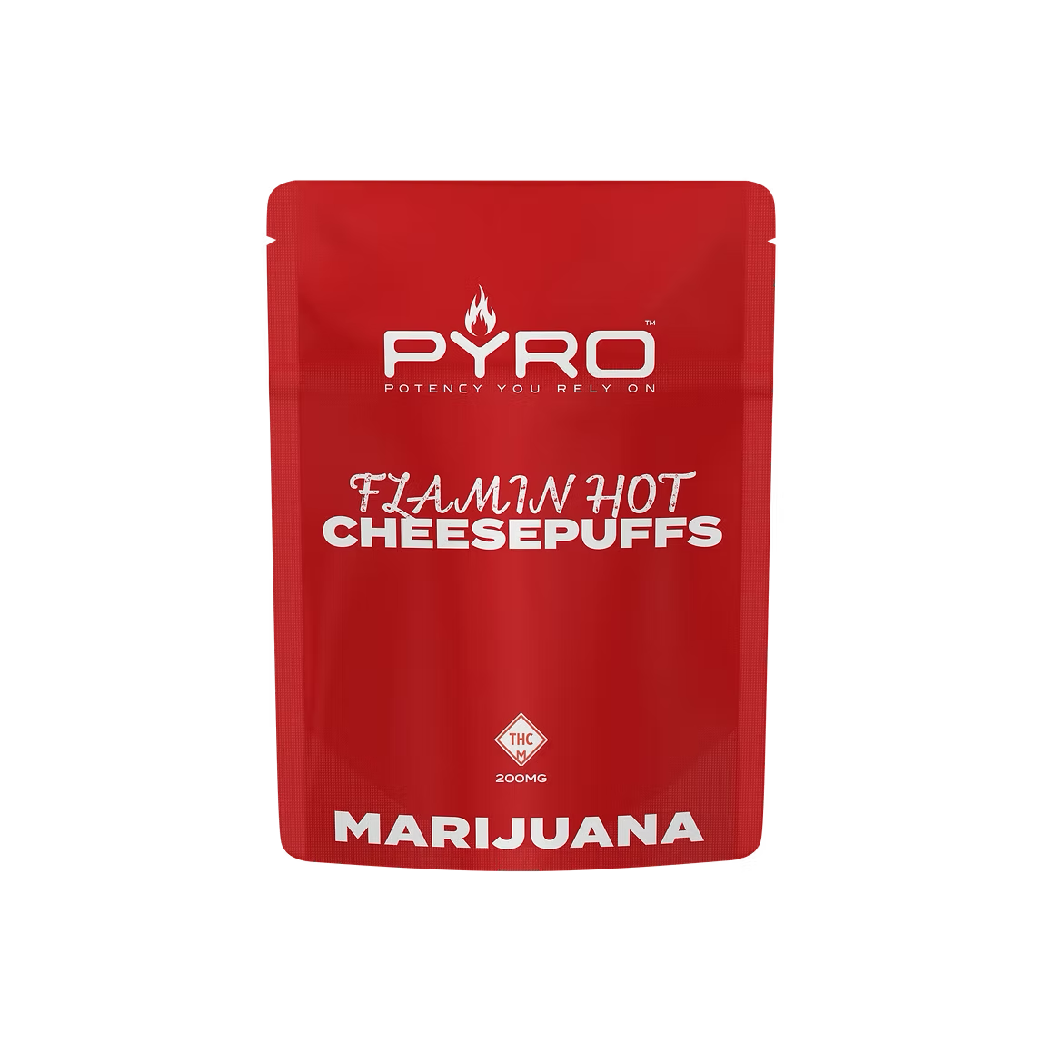 Photograph of product: Flamin Hot | Cheesepuffs 200mg