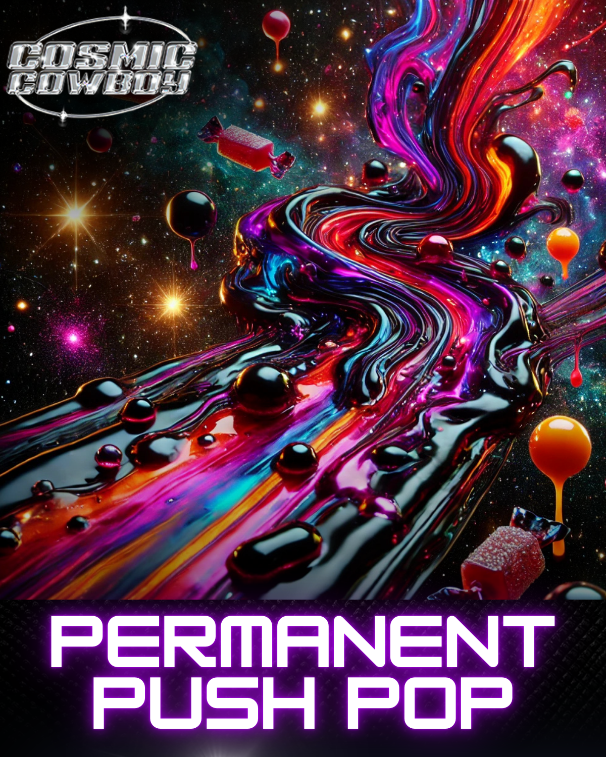 Photograph of product: DELI - COSMIC COWBOY Permanent Push Pop - 28g