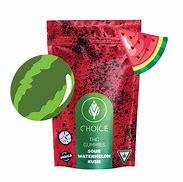 Photograph of product: Choice Chews 200mg Super Sour Cherry Limeade