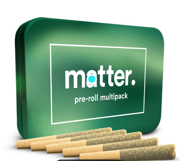 Photograph of product: Matter | 5x .35g Pre-Roll Pack | Garlicane
