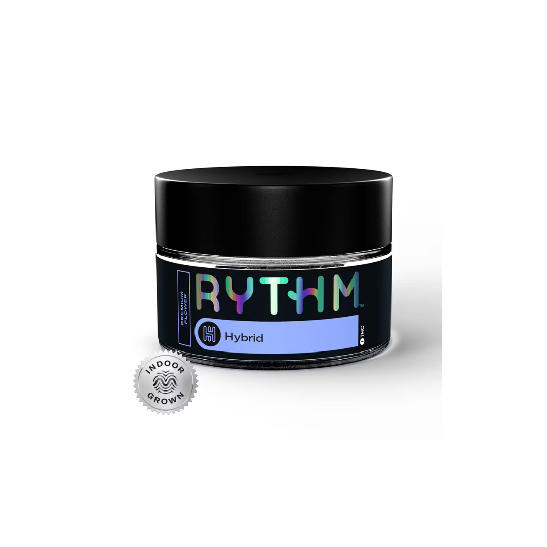 Photograph of product: Rythm | Flower | Hybrid | Strawnana Cookies - 3.5g