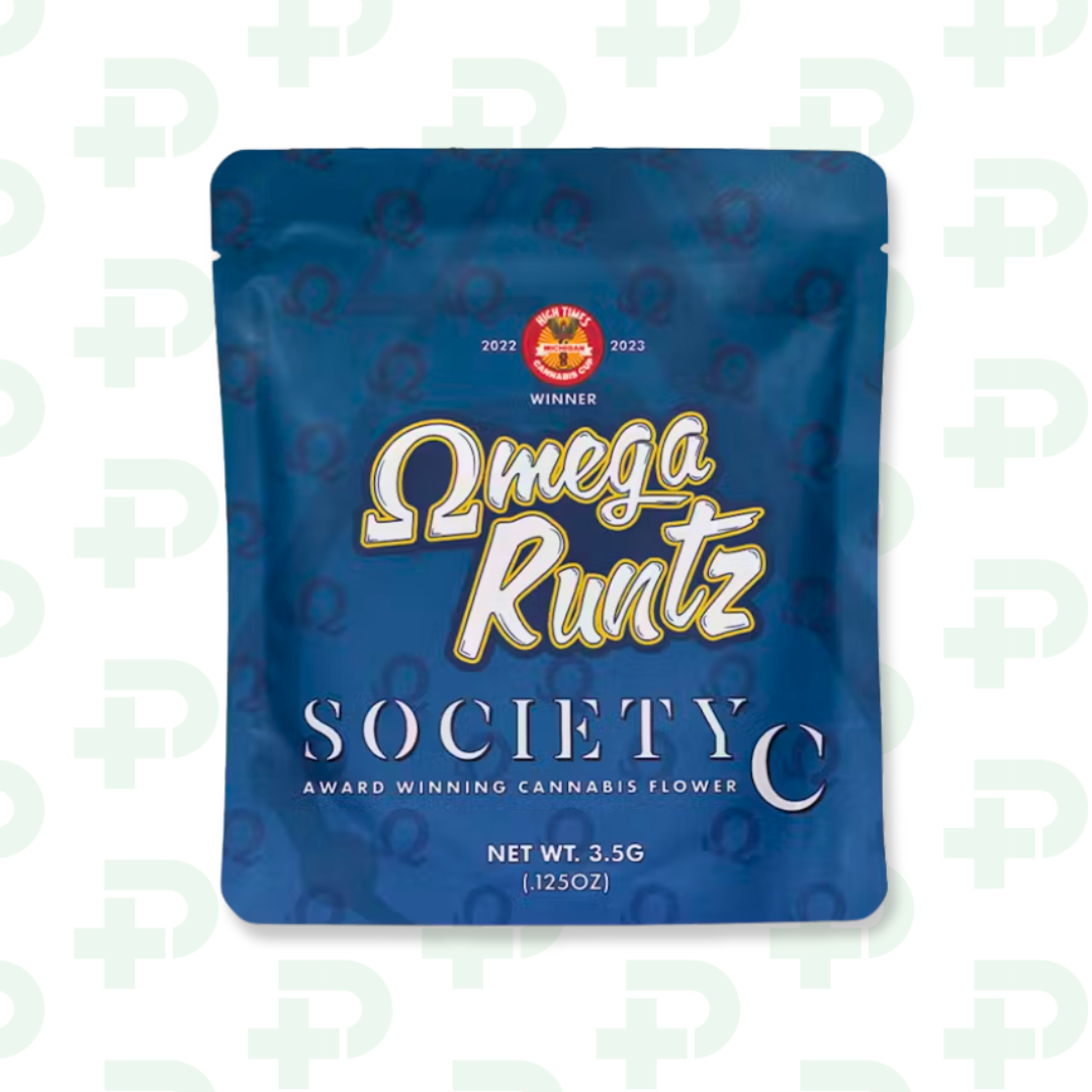 Photograph of product: Society C Exotic 8th - Omega Runtz - 3.5g