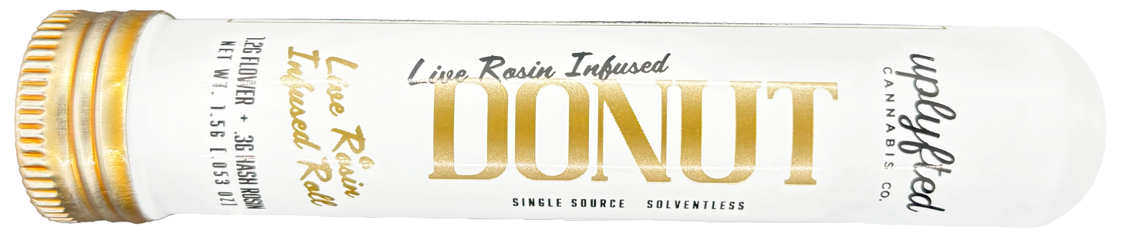Photograph of product: Uplyfted Oui'd Co. | Cap Junky X Chimera Junky Donut | Live Rosin Infused Pre-Roll