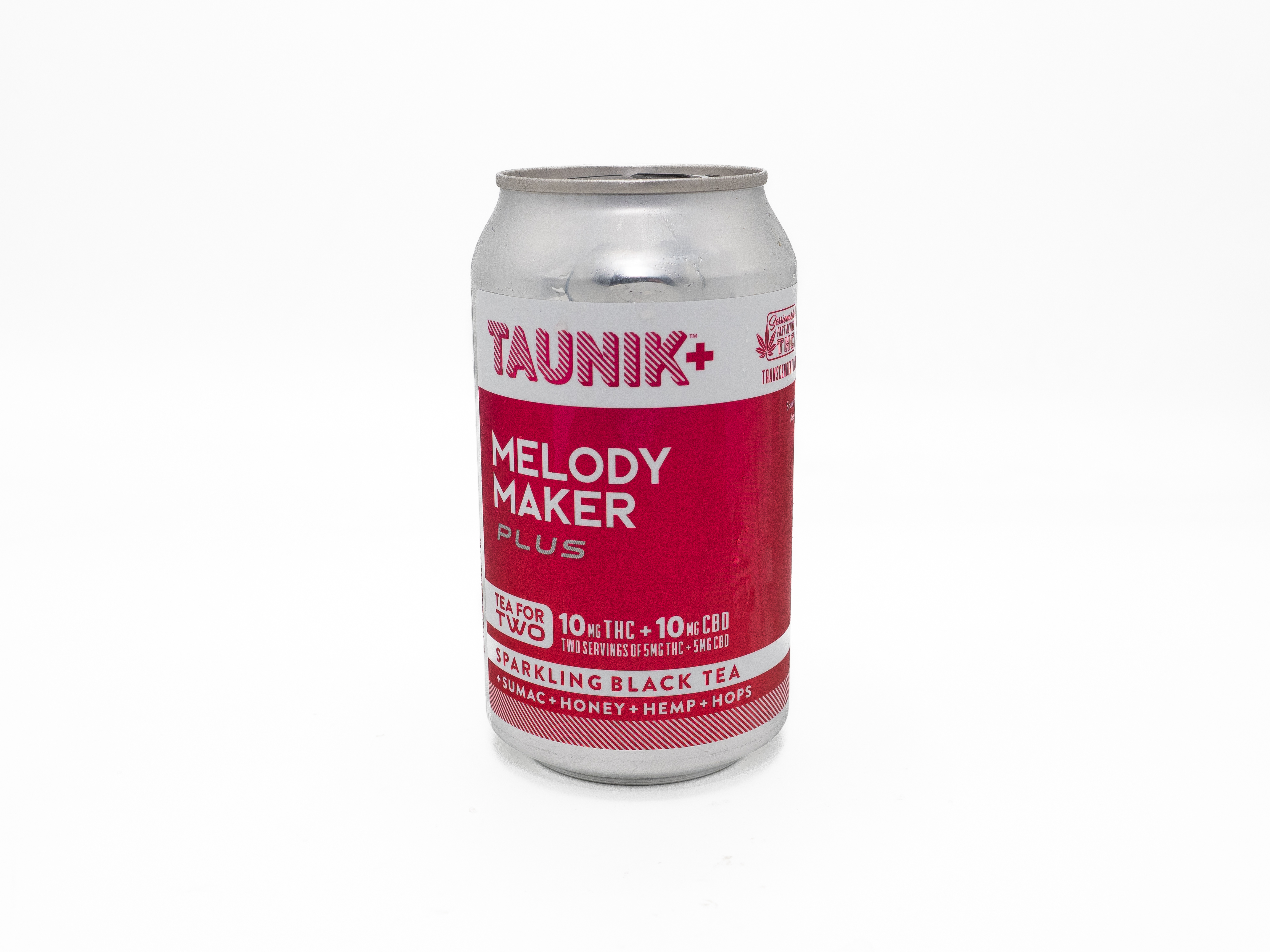 Photograph of product: 1:1 TH-oui + CBD - Melody Maker Sparkling Black Tea - [12 fl. oz.] - (2 5:5mg serv.)