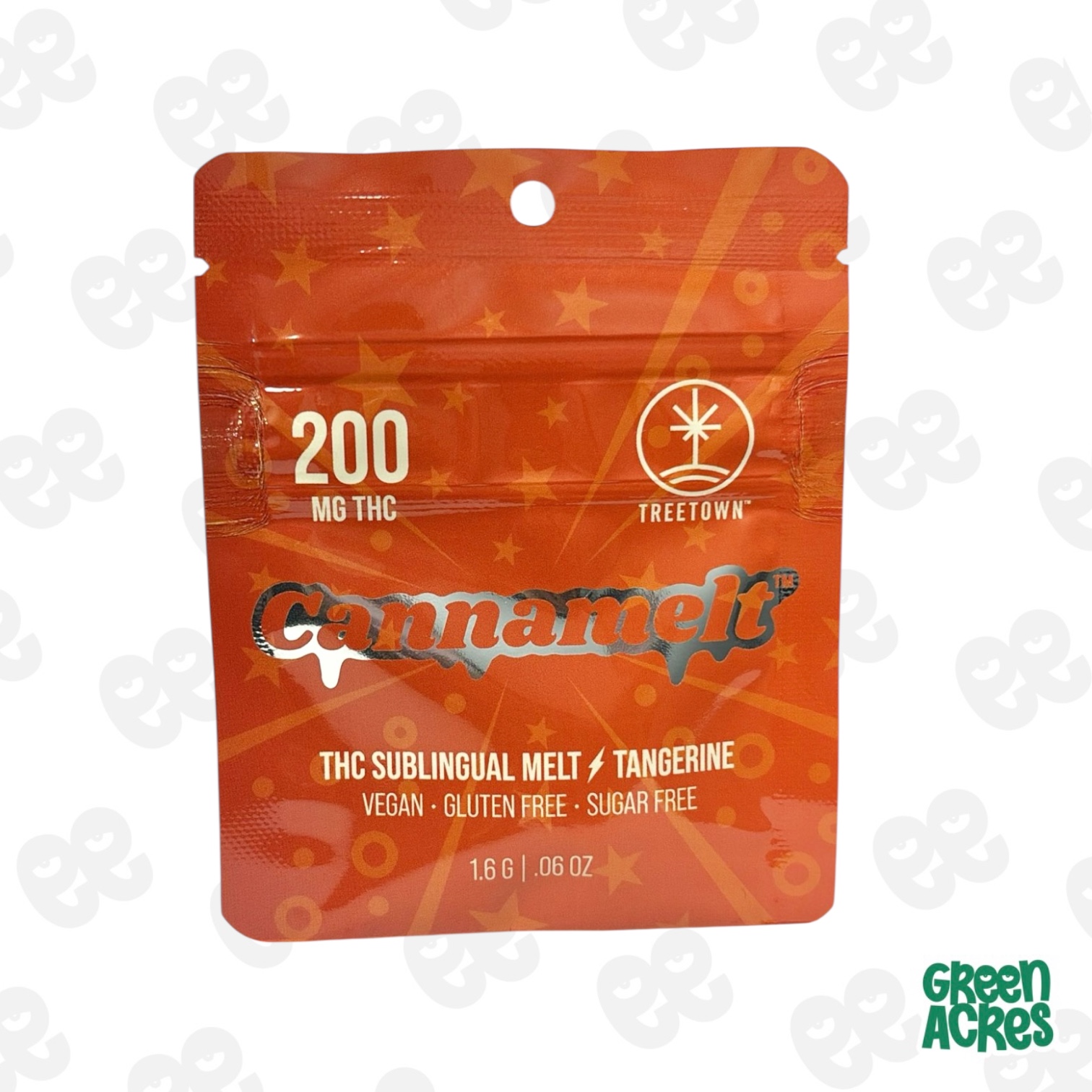 Photograph of product: Tree Town: Tangerine 200MG Canna Melt Gummies