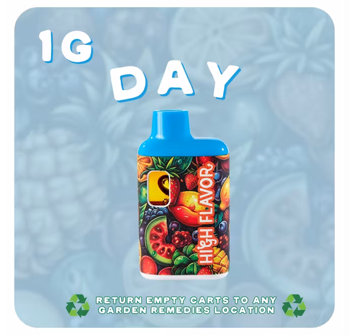 Photograph of product: High Flavor 1g Disposable - Strawberry Watermelon Punch