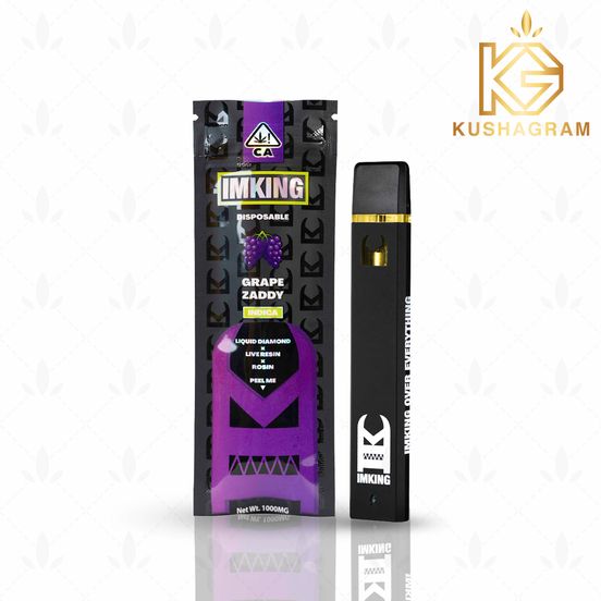 Photograph of product: Grape Zaddy - Liquid Diamond AIO - 