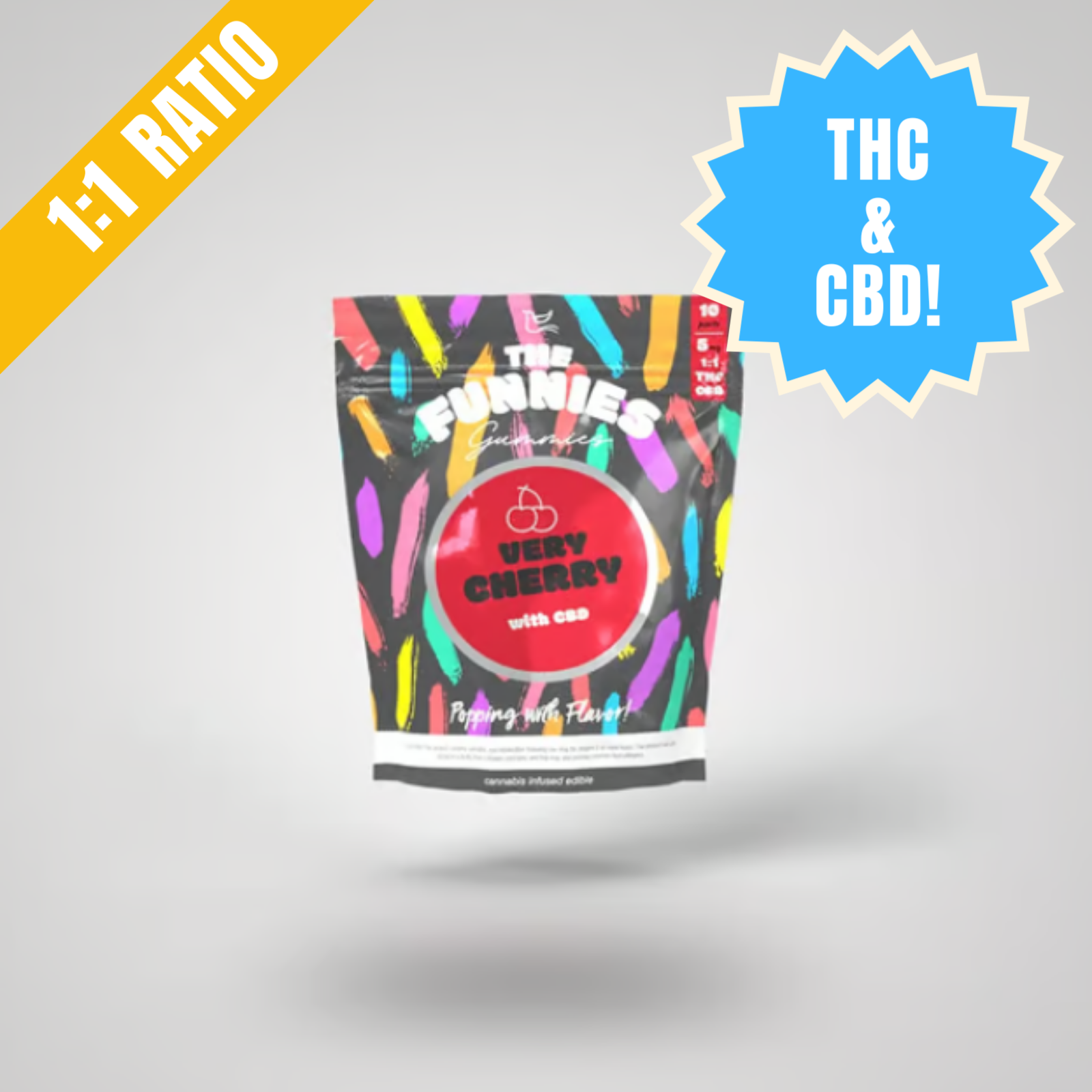 Photograph of product: VERY CHERRY GUMMIES | 10PK | 50MG