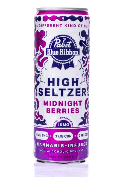 Photograph of product: Midnight Berries Seltzer - 15mg TH-oui/CBN-infused Drink