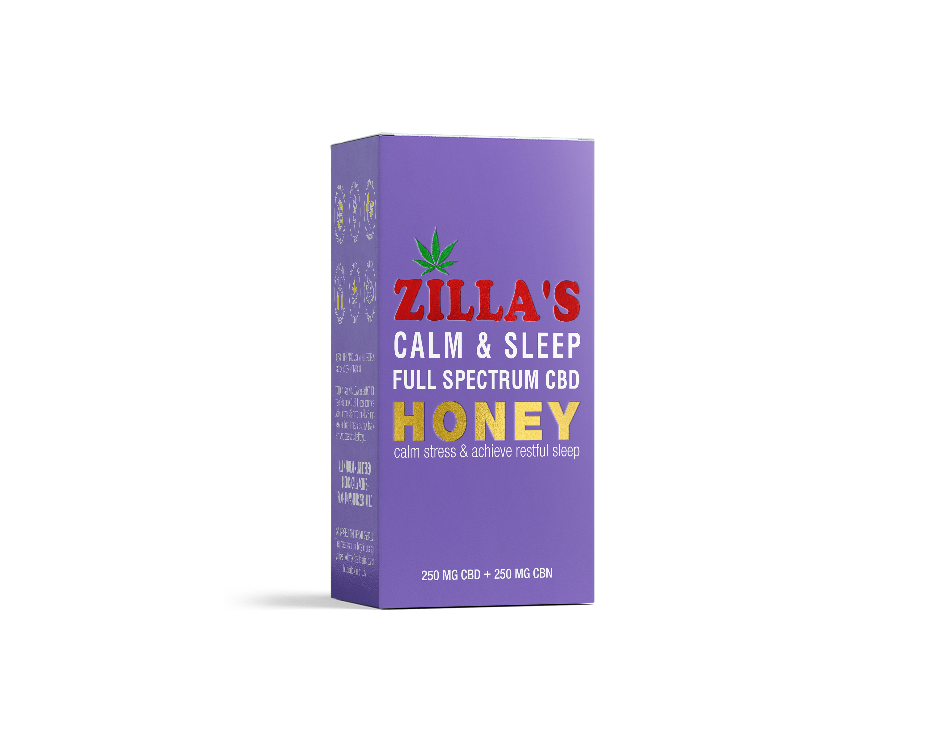 Photograph of product: Zilla's 200mg Honey | Sleep & Calm