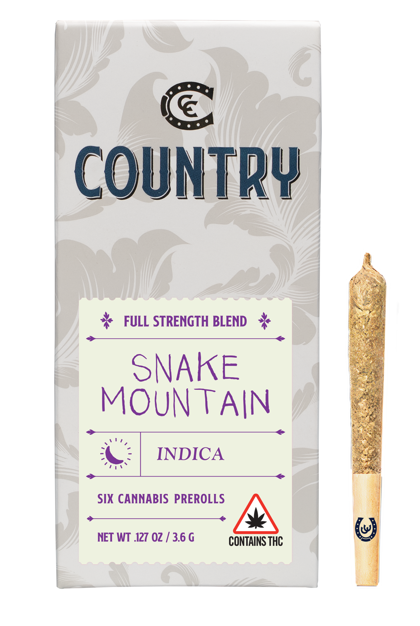 Photograph of product: Snake Mountain Preroll - 6pk