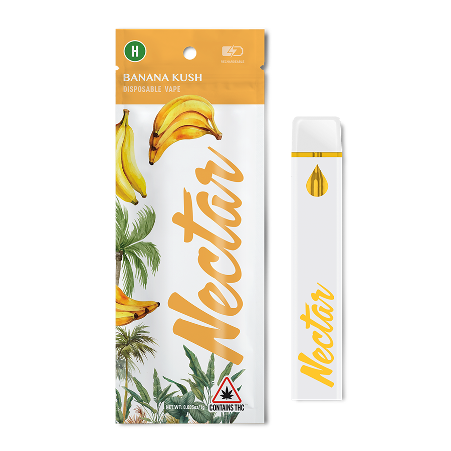 Photograph of product: Nectar 1g Disposable (H) - Banana Kush