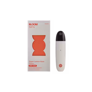 Photograph of product: Bloom | Vape | Jack Herer | All In One | 1g | Oui'd | 87.04% TH-oui