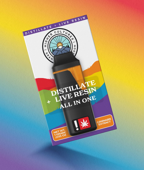 Photograph of product: Lilac Diesel | Distillate + Live resin Disposable | 1g
