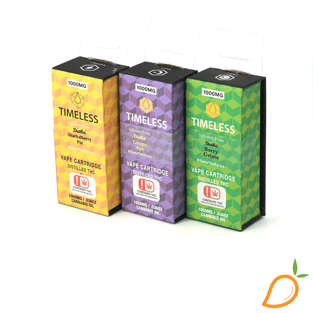 Photograph of product: 1g Blackberry Kush Vape Timeless