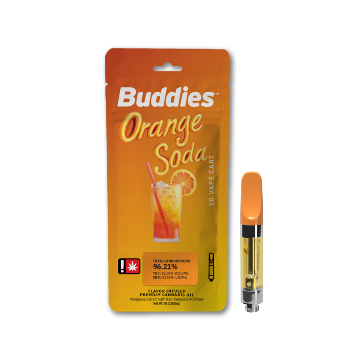 Photograph of product: Buddies Flavored Orange Soda Cart