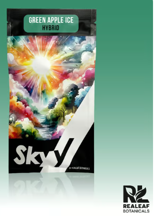 Photograph of product: SKYY GREEN APPLE ICE CARTRIDGE 1G