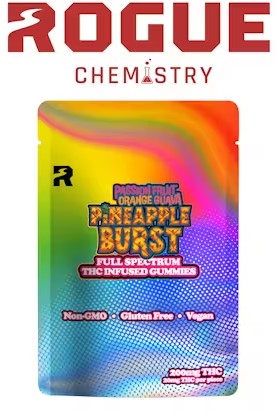 Photograph of product: HOG Pineapple Burst Full Spectrum Gummies 200mg
