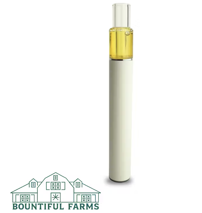Photograph of product: Bountiful Farms | Sugar Shack Live au chocolat Rosin Disposable | 0.5g