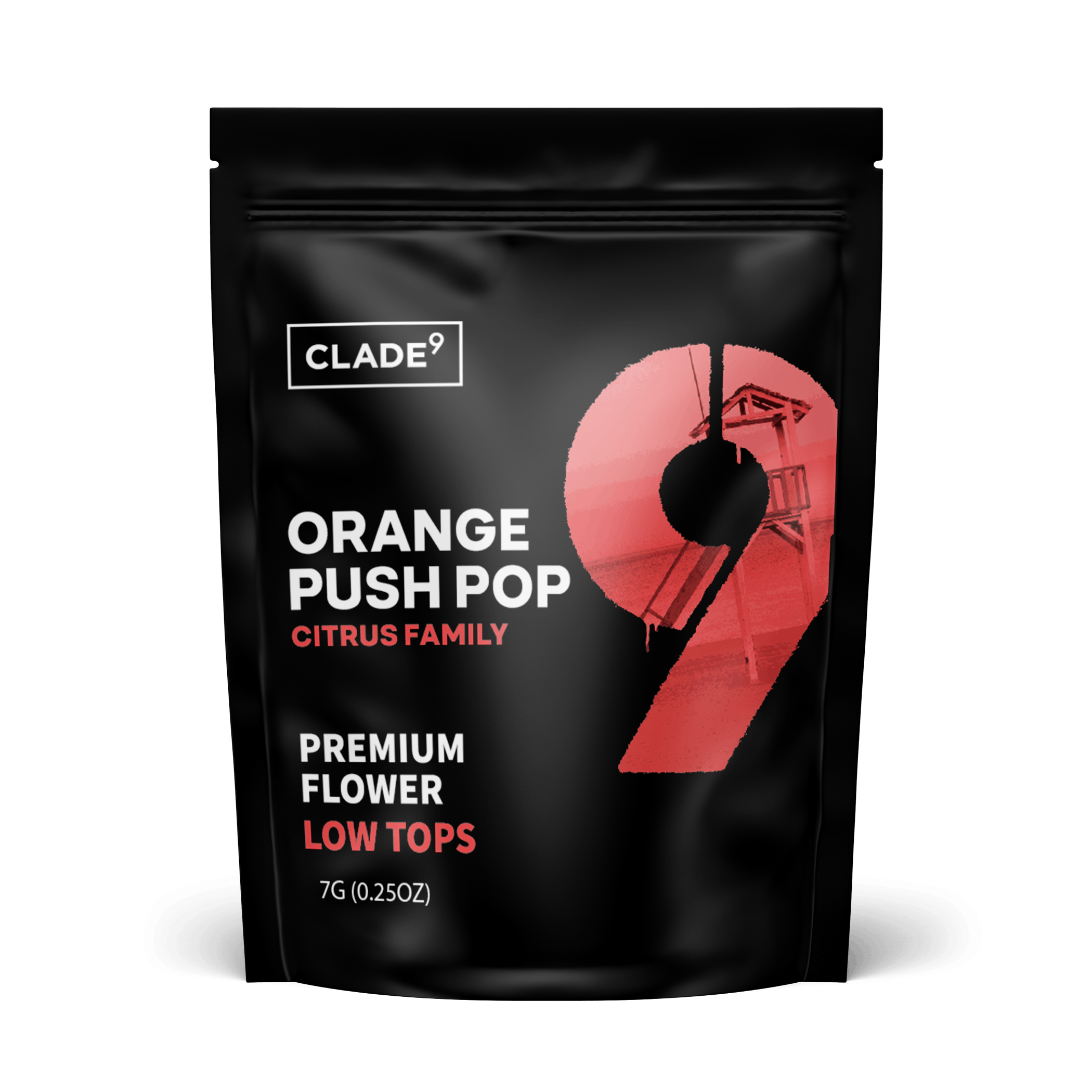 Photograph of product: Orange Push Pop | Popcorn | 7g