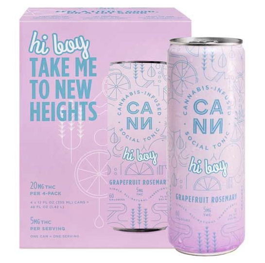 Photograph of Product: Grapefruit Rosemary Hi Boys 4 Pack