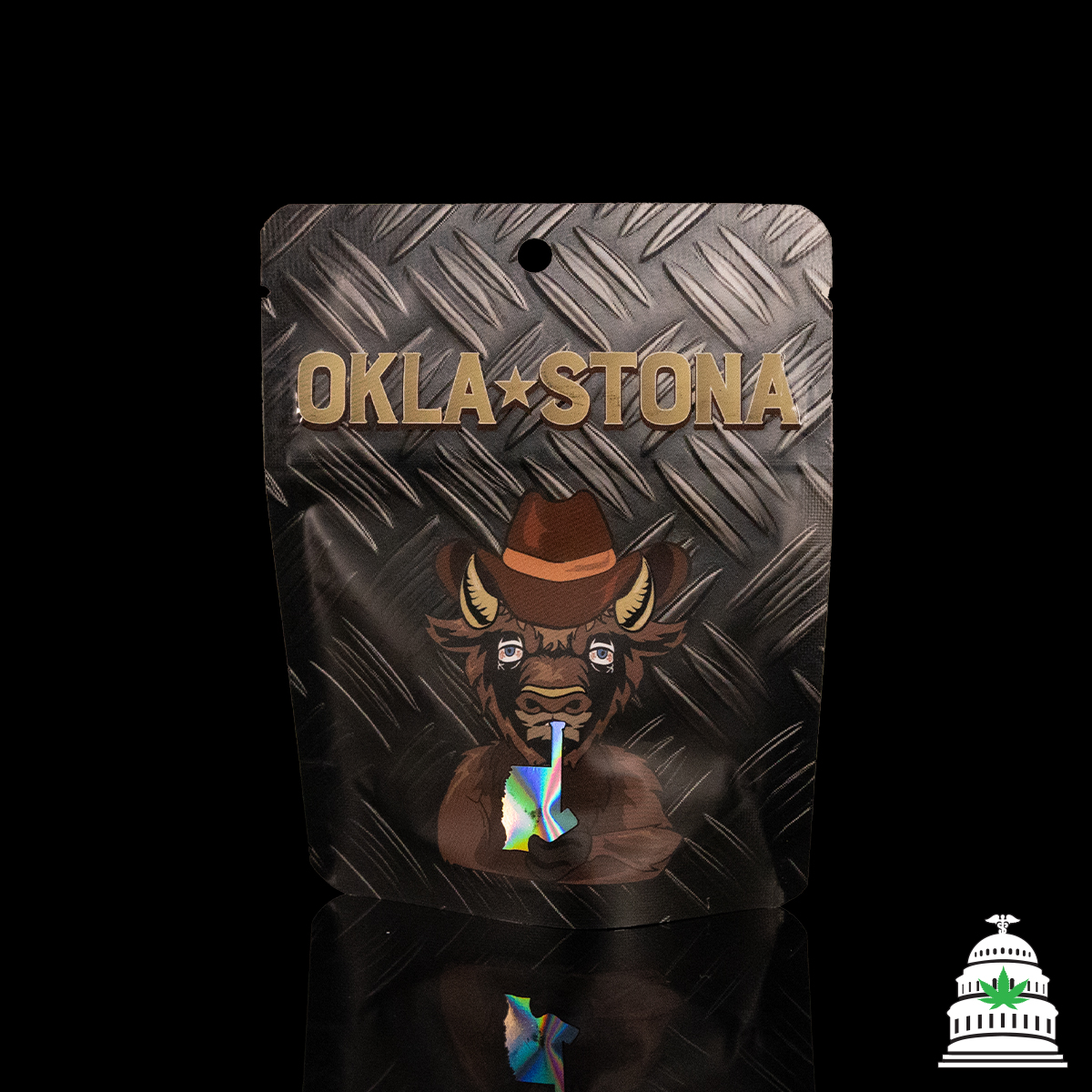 Photograph of product: Sour Diesel - Oklastona Prepackaged Flower - 3.5g