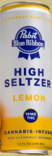 Photograph of product: [Pabst] Seltzer - 10mg - Lemon (H)