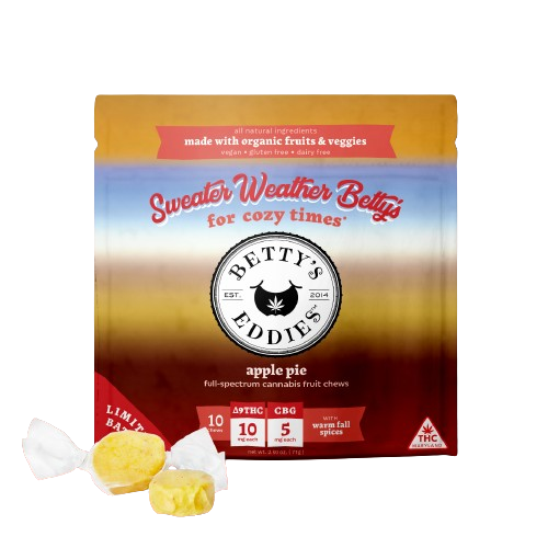 Photograph of product: Betty's Eddies Apple Pie 40mg Edibles (10pk)