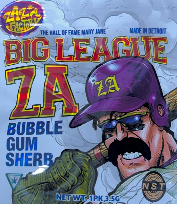 Photograph of product: ZaZa Factory - Big League Za - 3.5g