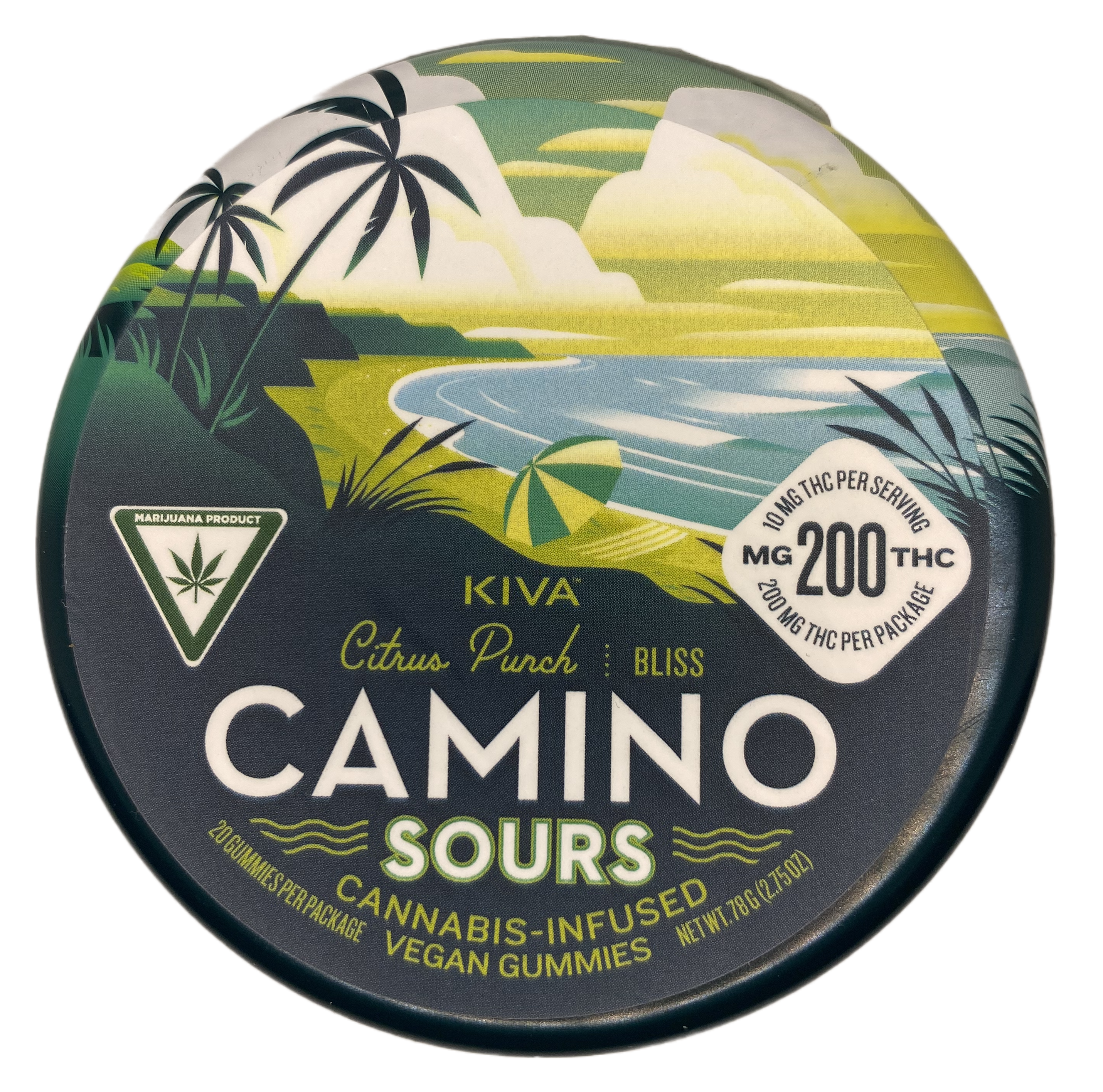 Photograph of product: Camino | Citrus Punch Sours | Gummy Edible | 200mg THC
