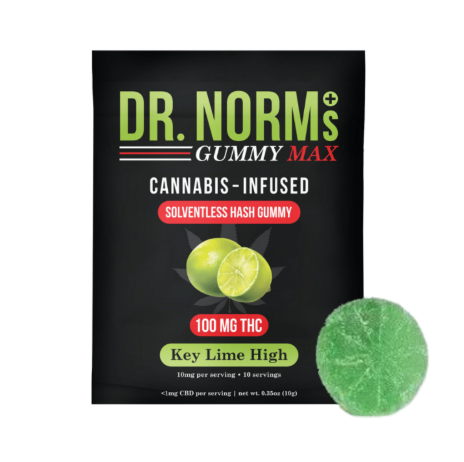 Photograph of product: KEY LIME HIGH 100MG au chocolat GUMMY