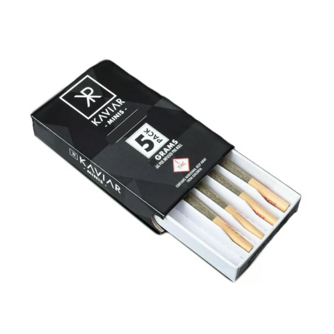 Photograph of product: Kaviar MIni - Oui'd Infused Pre-Roll 5pk (3g)