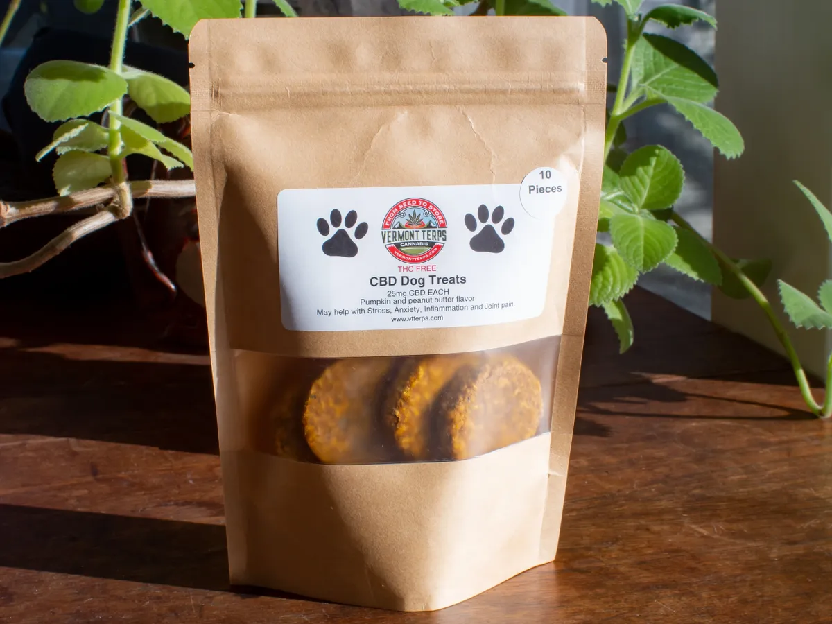 Photograph of Product: Dog Treats - 10 pc CBD 25mg