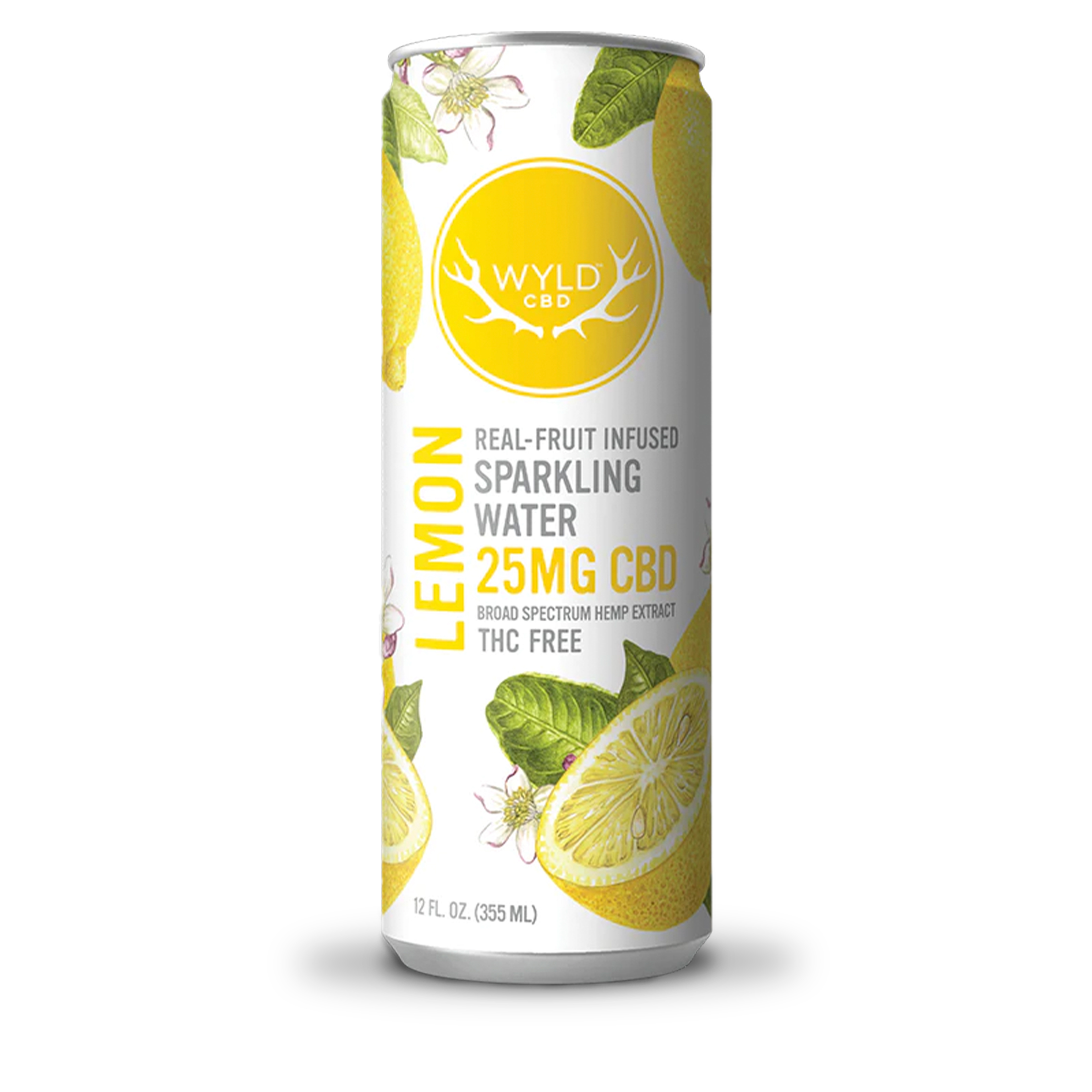 Photograph of product: Wyld - Lemon 50mg CBD Sparkling Water - 12oz