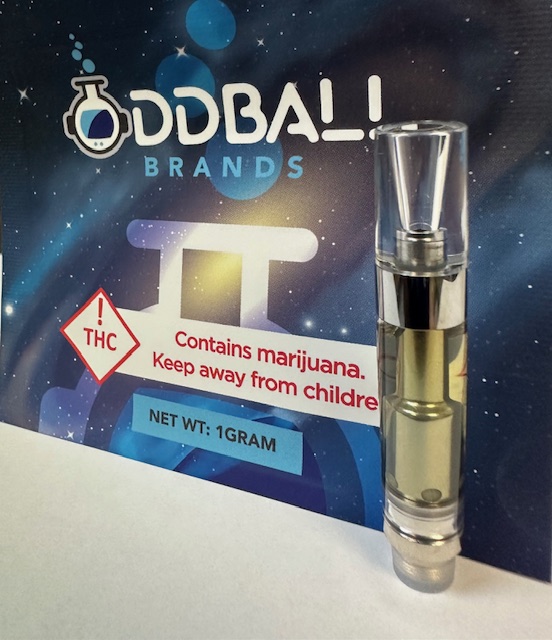 Photograph of product: Oddball - Distillate Cartridge - Super Sour Diesel