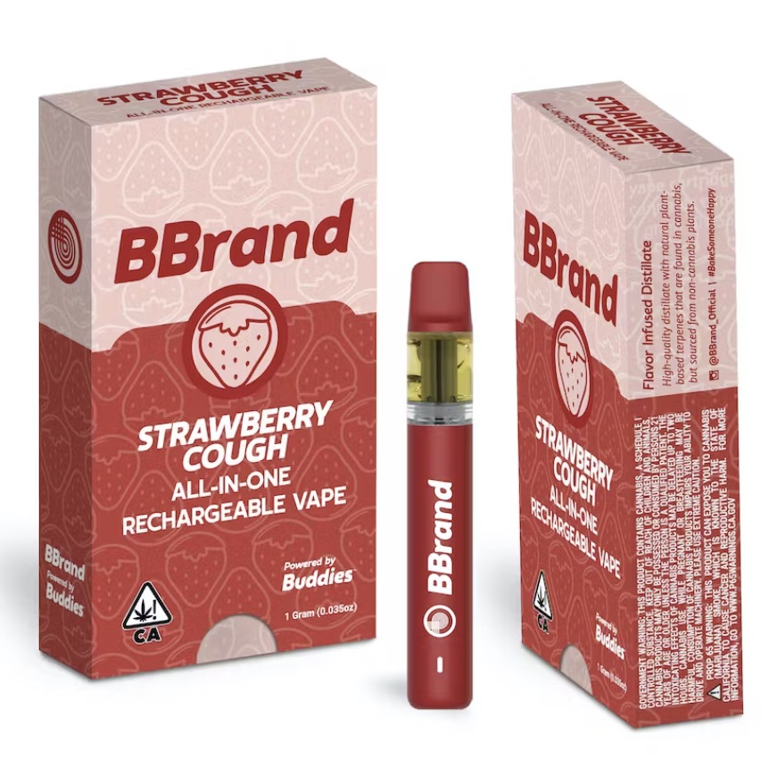 Photograph of Product: Buddies - BBrand - Strawberry Cough - - All In One