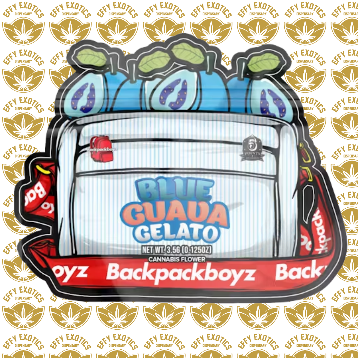 Photograph of product: BACKBACKBOYZ - Blue Guava Gelato - (S) - 3.5g